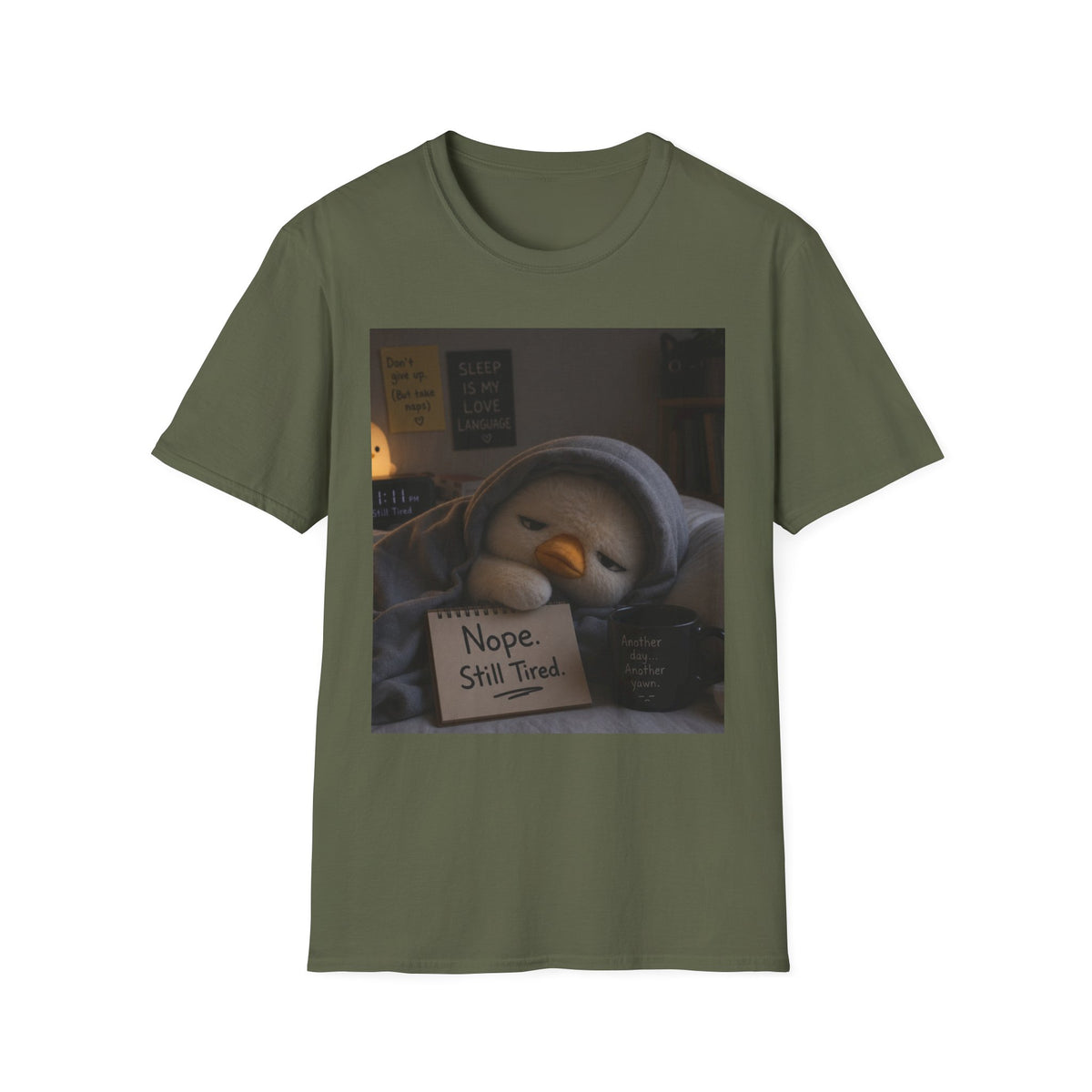 Slumpy Penguin "Nope, Still Tired" T-Shirt!