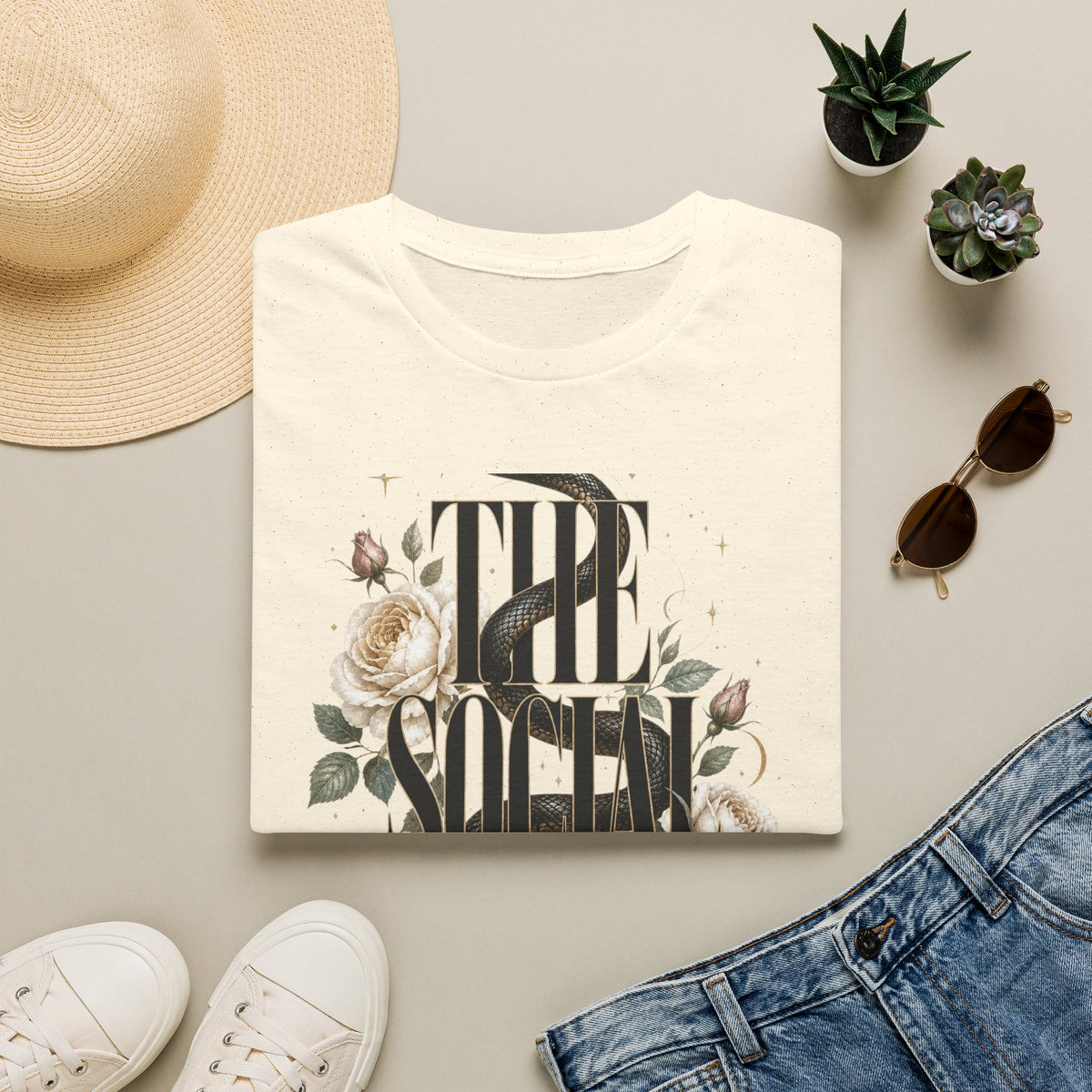 The Silents Floral Graphic T-Shirt