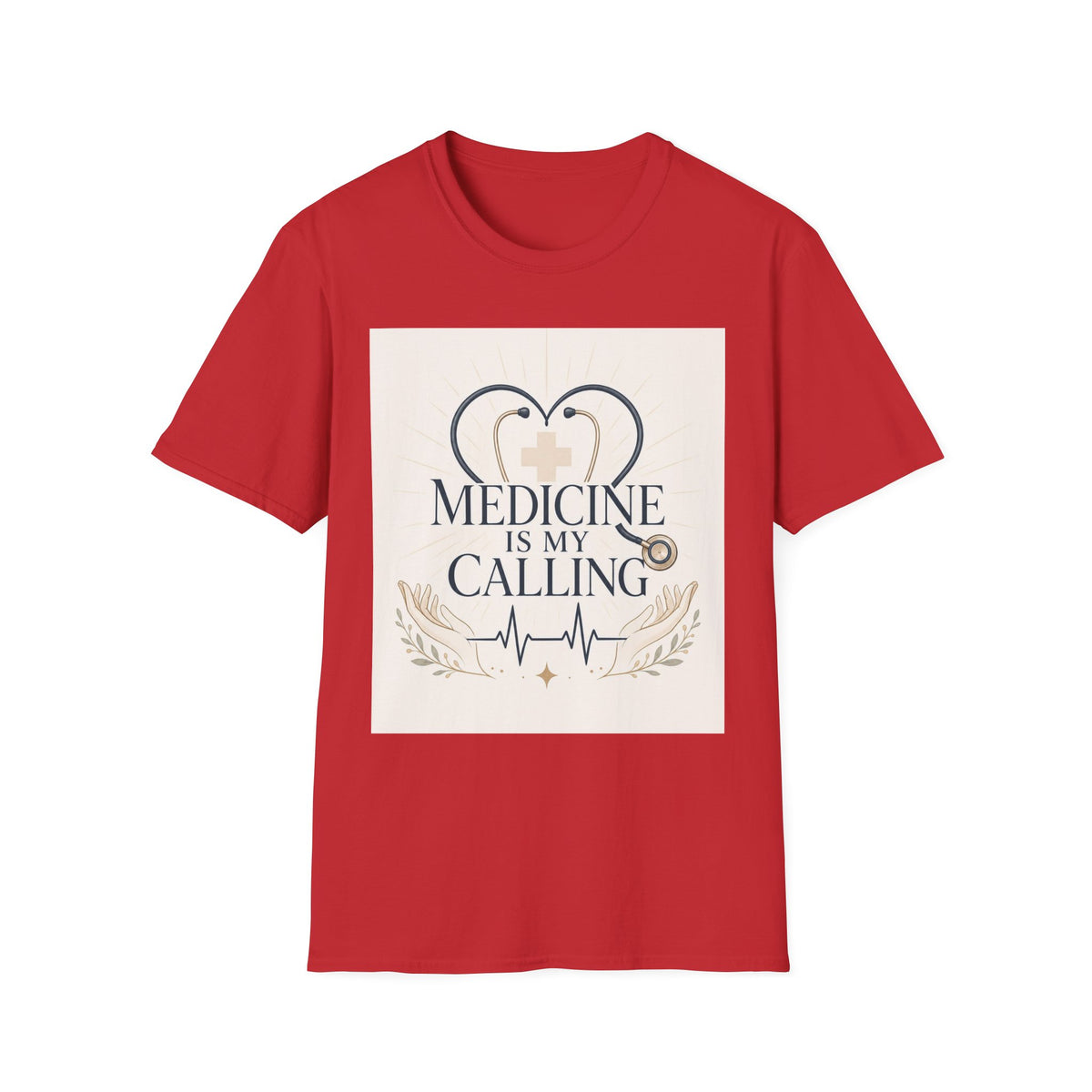 Elegant Design Celebrating Medicine With Heart Shaped Stethoscope