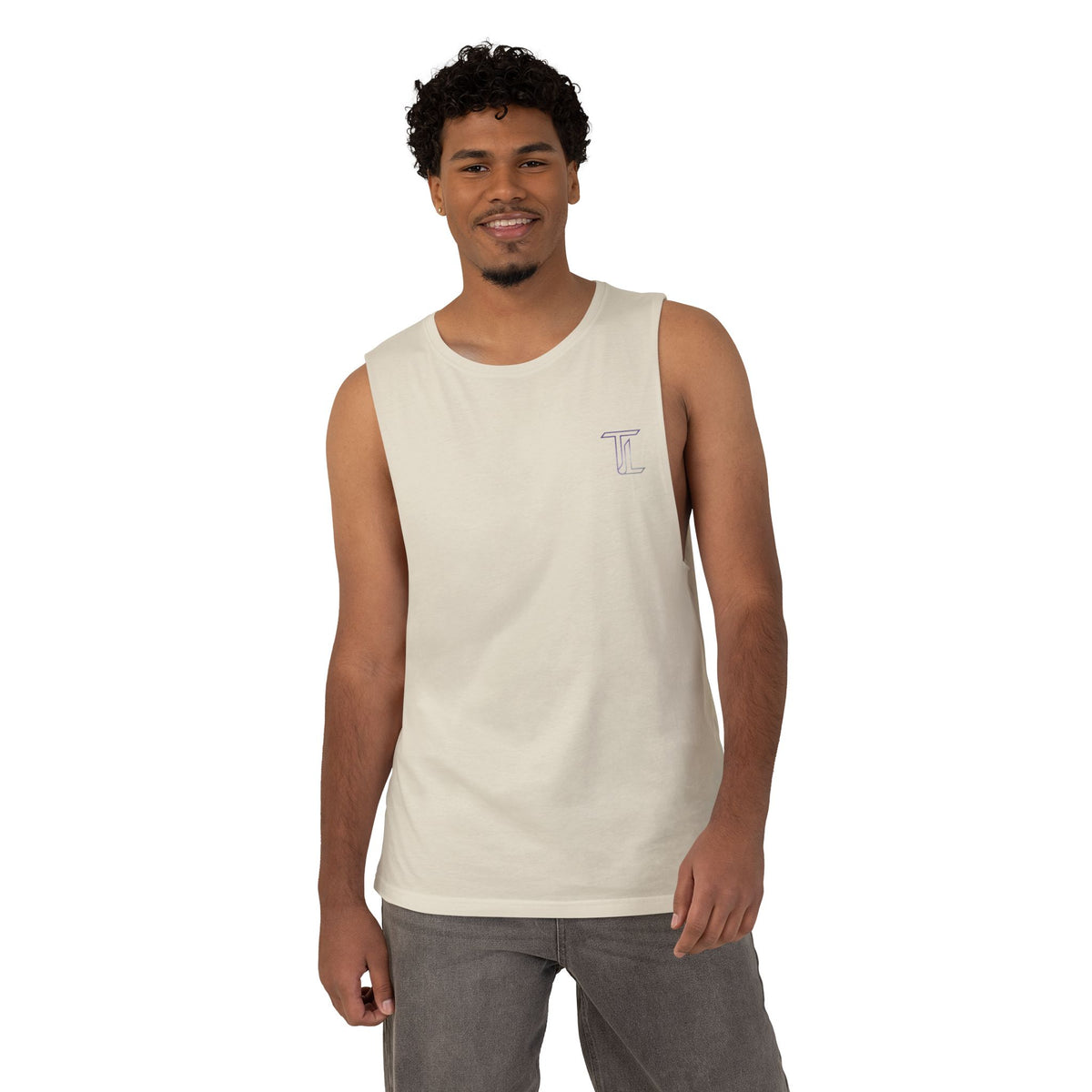Barnard Embroidered Tank Top — Minimal College-Inspired Athletic Tank