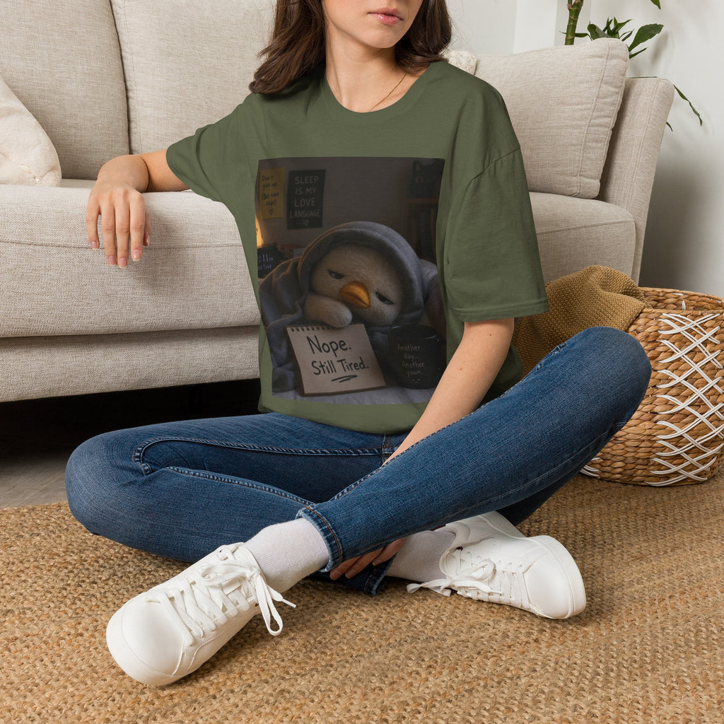Slumpy Penguin "Nope, Still Tired" T-Shirt!