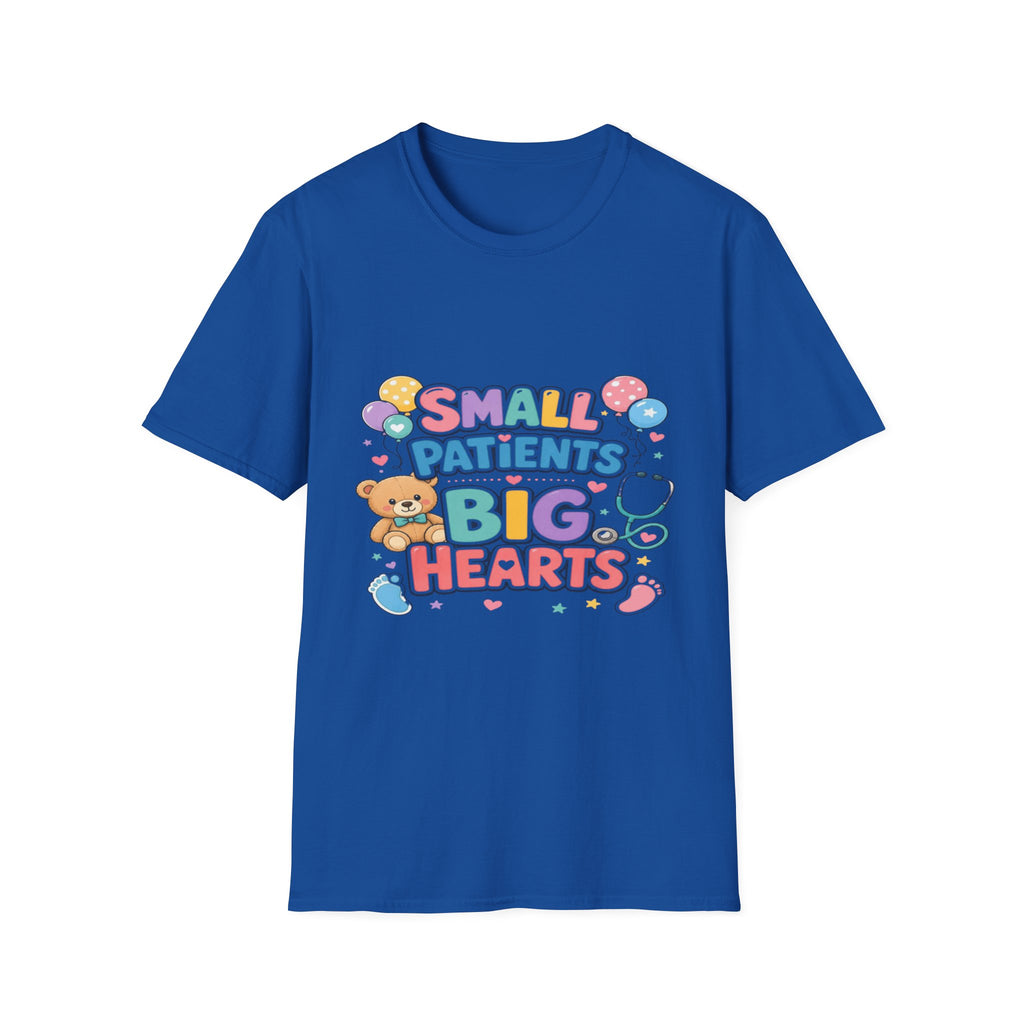 Vibrant T-Shirt Design Celebrating Pediatric Care With Balloons- Graphic Tees