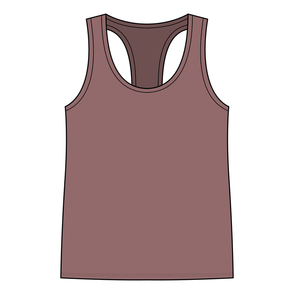 Gym Rat Tank Top — Women's Racerback Fitness Tank with Cute Mouse Weightlifter Design