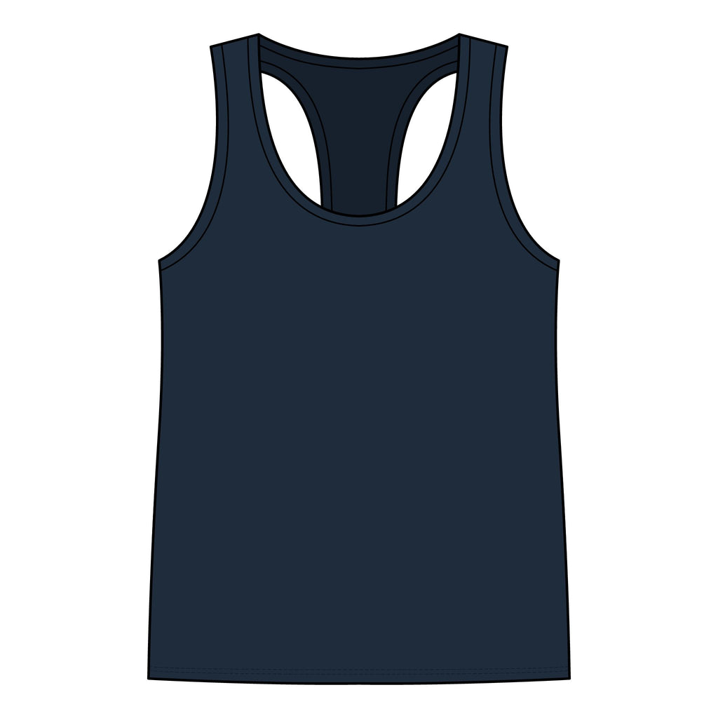 Gym Rat Tank Top — Women's Racerback Fitness Tank with Cute Mouse Weightlifter Design