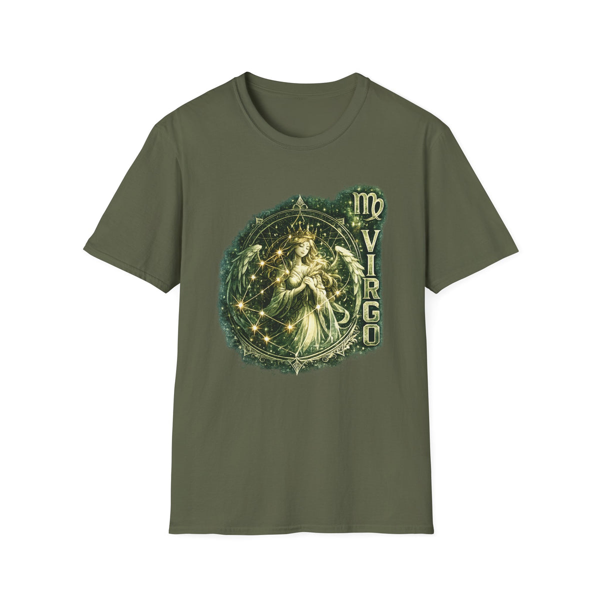 Virgo Zodiac T‑Shirt — Celestial Virgo Constellation Astrology Tee