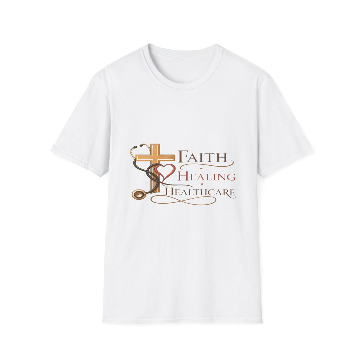 Elegant Typography Featuring Inspirational Healthcare Symbols- Graphic Tees