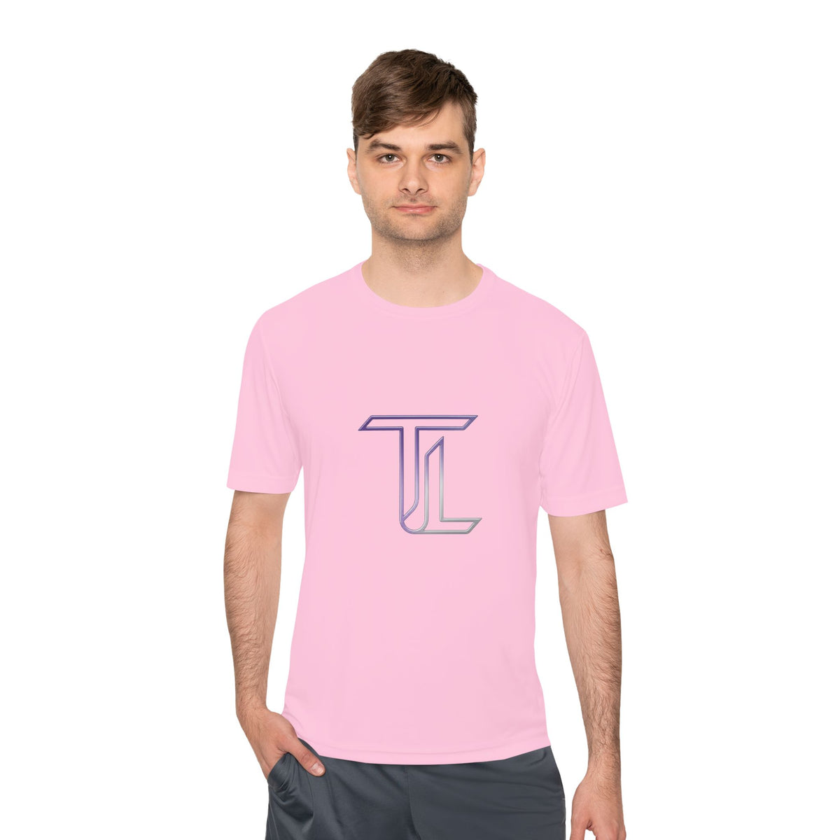 Monogram TL Performance Tee — Moisture-Wicking Athletic Shirt