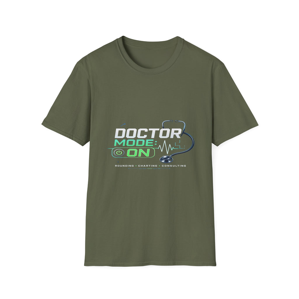 Modern Graphic T-Shirt Design Featuring Doctor Mode Text- Graphic Tees