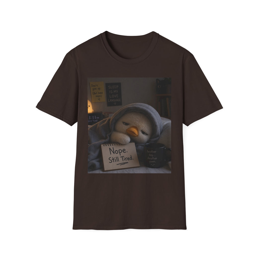 Slumpy Penguin "Nope, Still Tired" T-Shirt!