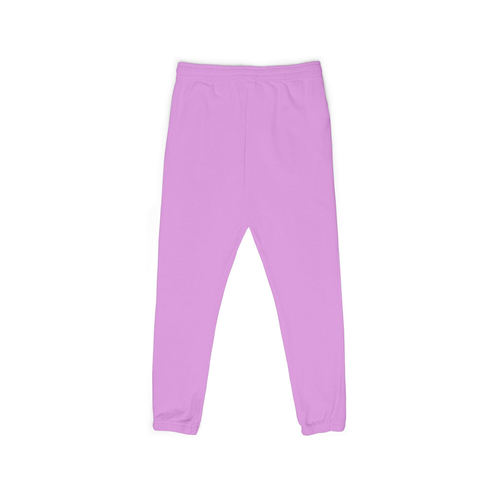 Midnight Motion Sweatpants — Small Lavender Skull Accent