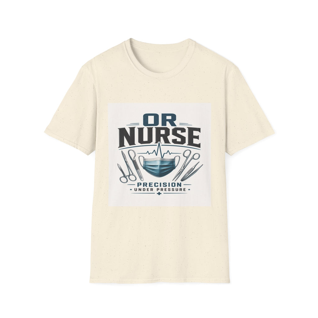 Bold T-Shirt Design Featuring Nurse Motto With Instruments- Graphic Tees