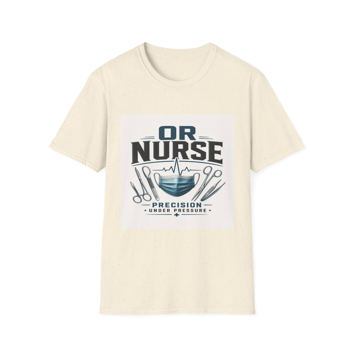 Bold T-Shirt Design Featuring Nurse Motto With Instruments- Graphic Tees