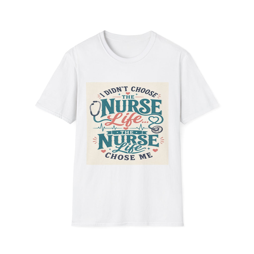Trendy T-shirt Design Showcasing Playful Nurse Life Typography- Graphic Tees