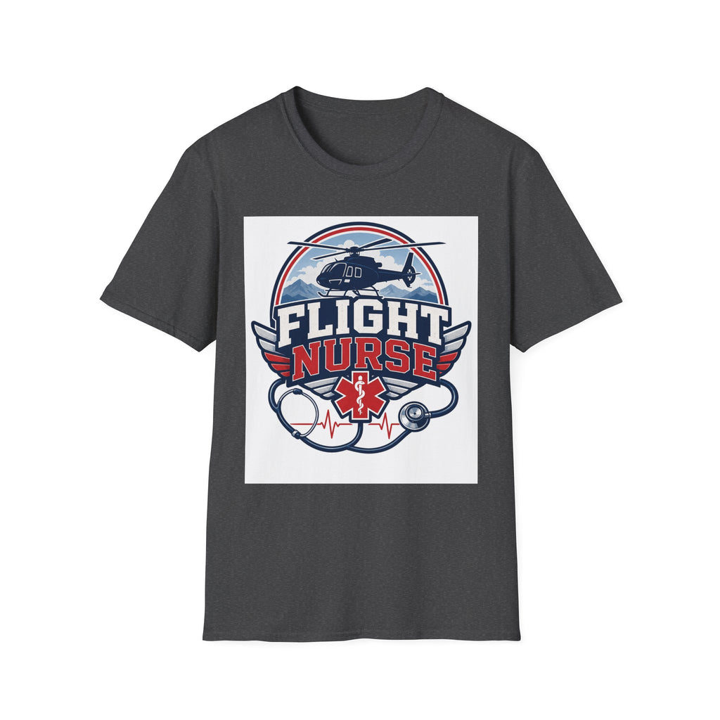 Aviation Inspired T Shirt Design Featuring Flight Nurse Graphic