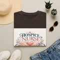 Elegant T-Shirt Design Celebrating Hospice Nurses With Compassionate Imagery- Graphic Tees