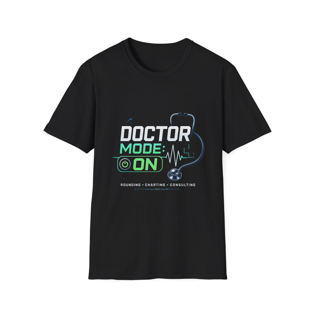 Modern Graphic T Shirt Design Featuring Doctor Mode Text