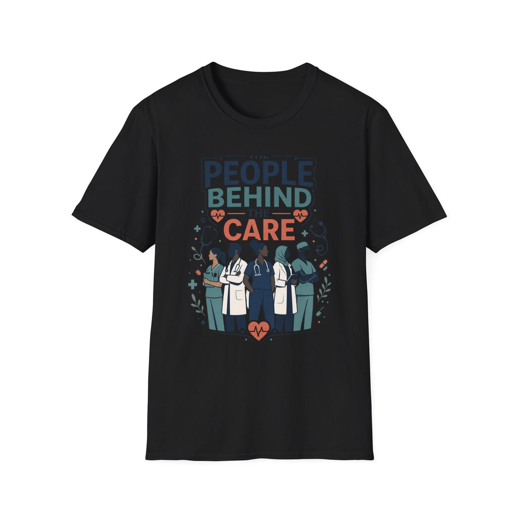 Modern T Shirt Design Celebrating Healthcare Professionals' Dedication