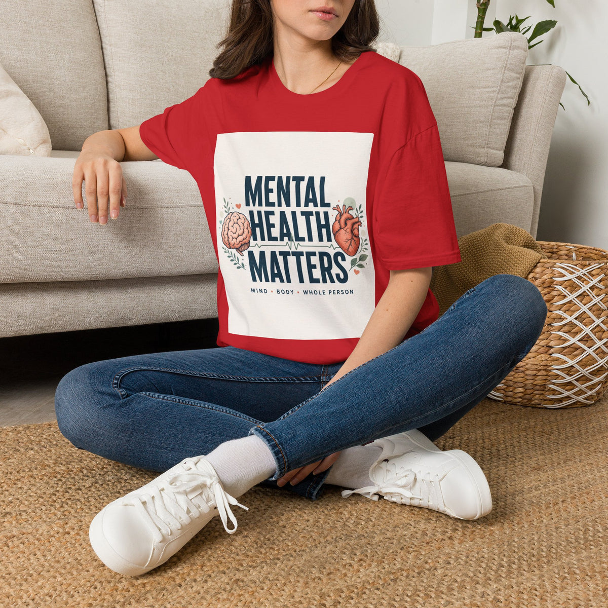 Bold Typography Design Emphasizing Mental Health Awareness