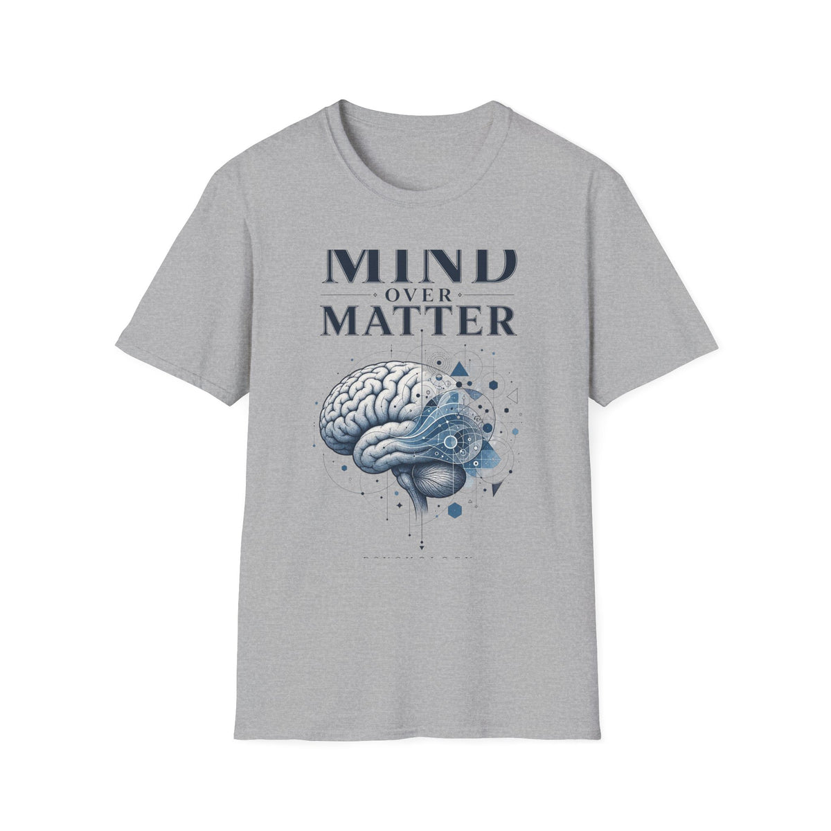 Intricate Brain Illustration With Geometric Patterns And Bold Typography