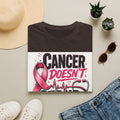 Bold Oncology Nurse Design Featuring Empowering Phrase With Awareness Ribbon