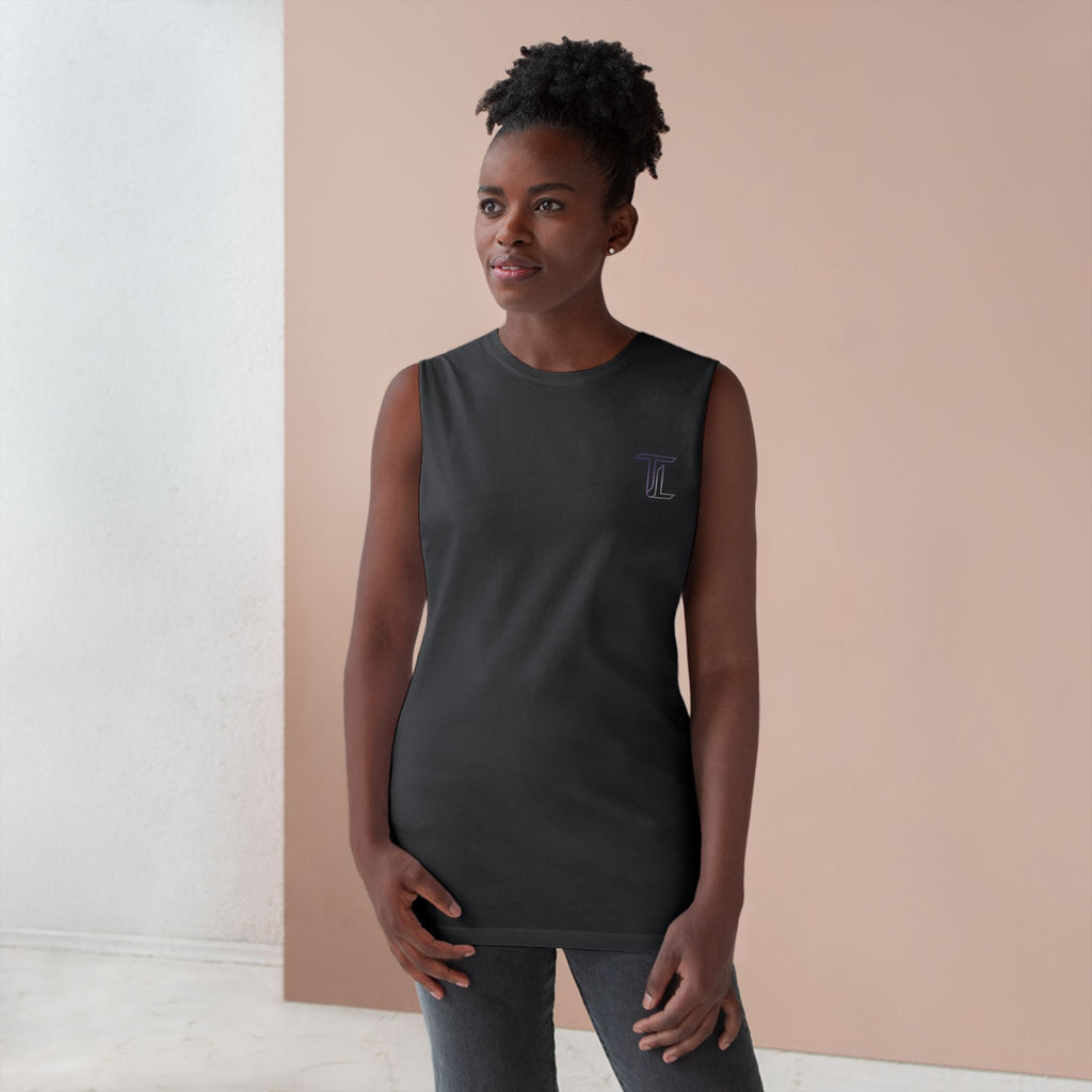 Barnard Embroidered Tank Top — Minimal College-Inspired Athletic Tank