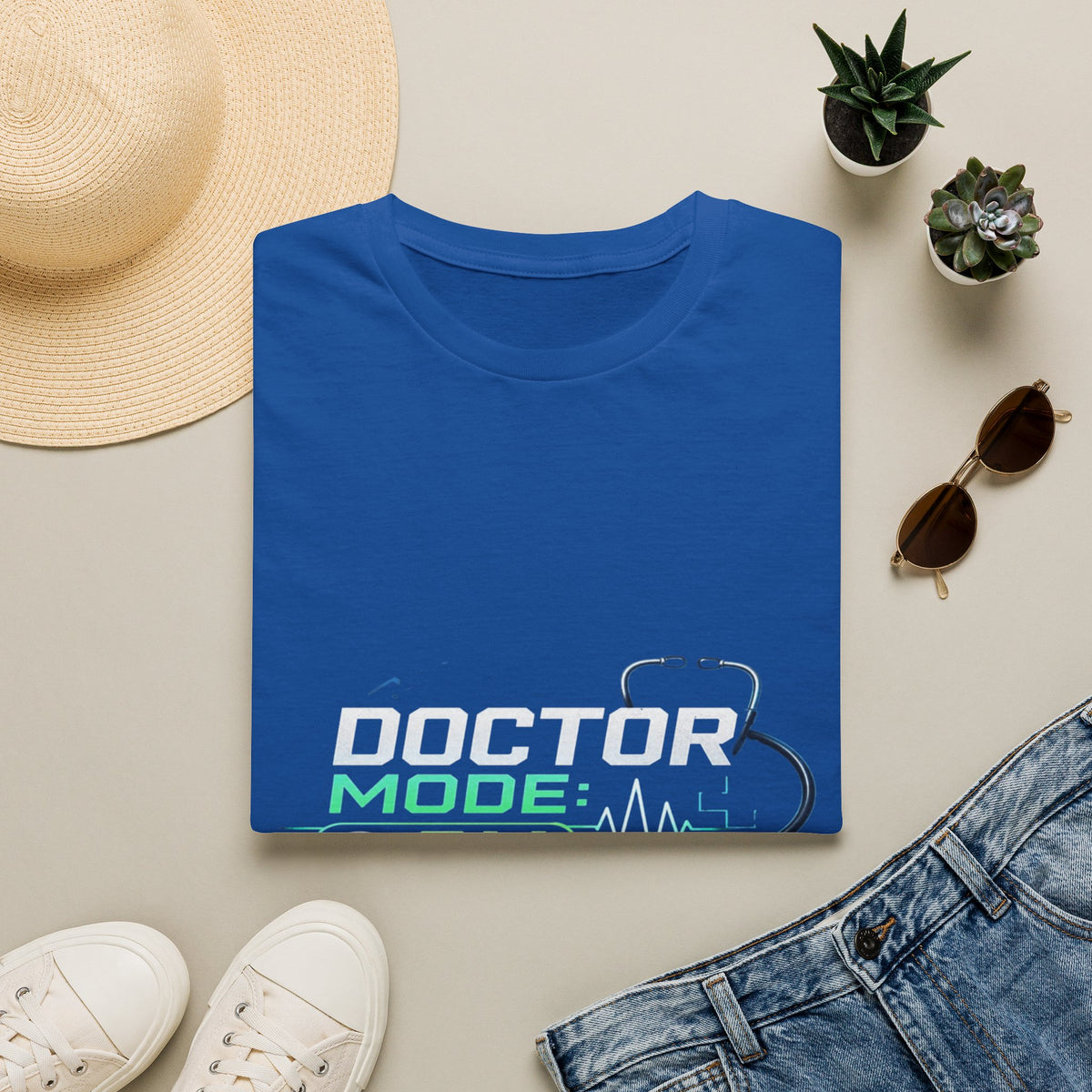Modern Graphic T-Shirt Design Featuring Doctor Mode Text- Graphic Tees