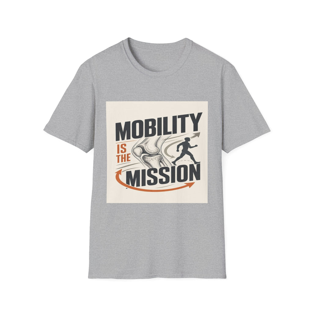 Bold Typography And Anatomical Illustration Representing Mobility Mission- Graphic Tees