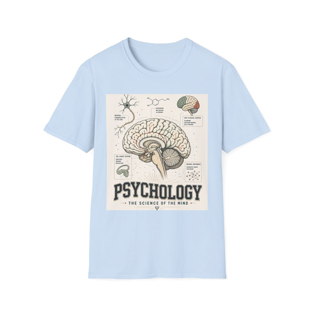 Human Brain Illustration Featuring Neural Pathways And Typography