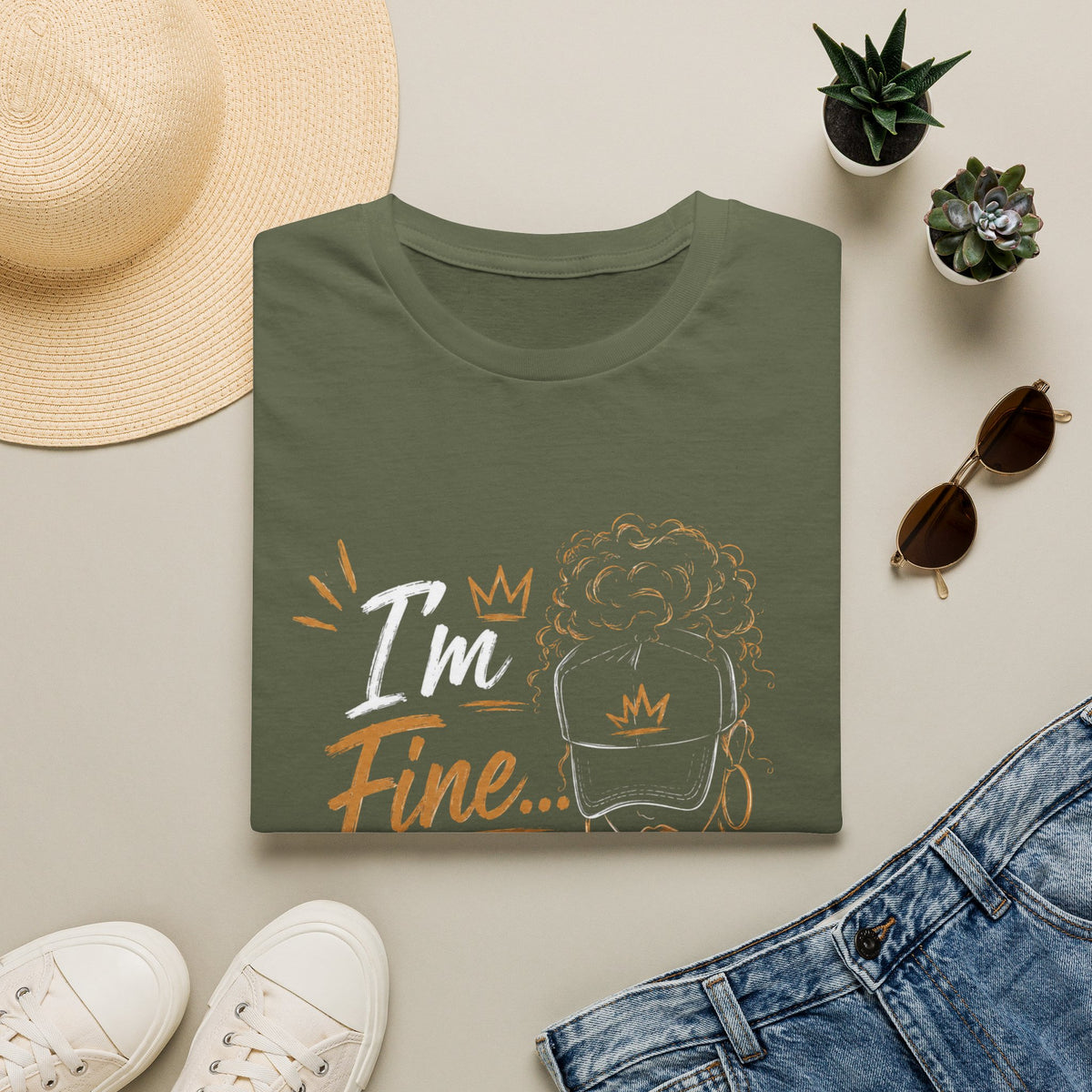 I'm Fine... Ask My Therapist T‑Shirt