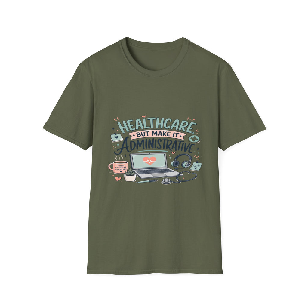 Playful T-Shirt Design Showcasing Creative Healthcare Typography- Graphic Tees
