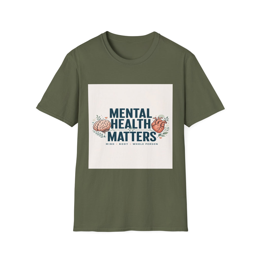 Bold Typography Design Emphasizing Mental Health Awareness- Graphic Tees