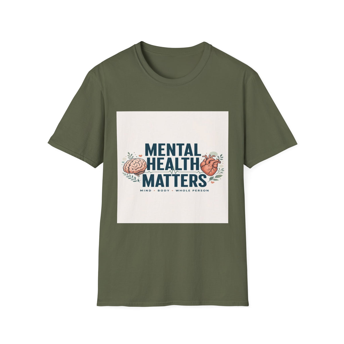 Bold Typography Design Emphasizing Mental Health Awareness- Graphic Tees