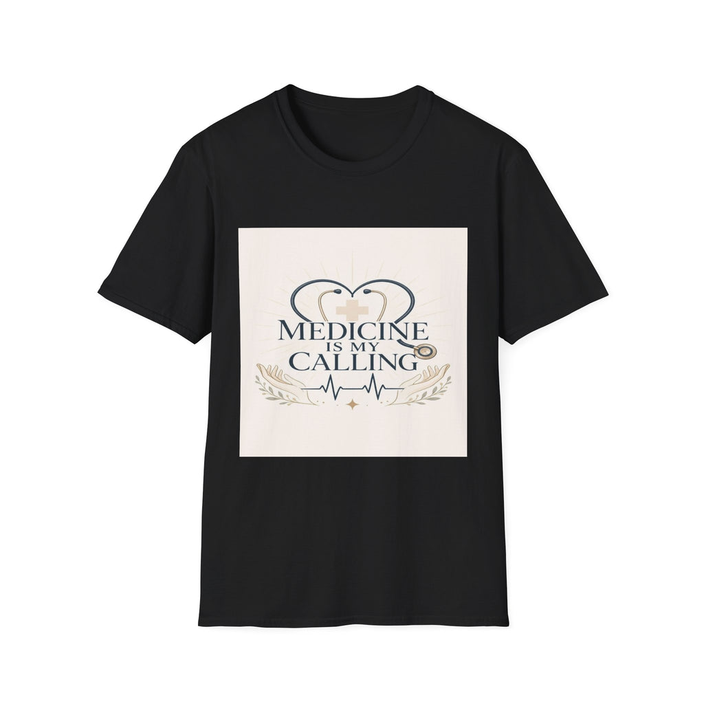 Elegant Design Celebrating Medicine With Heart-Shaped Stethoscope- Graphic Tees