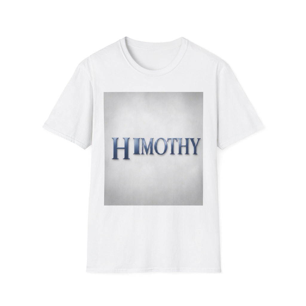 Timothy Name Graphic T-Shirt — 'HIMOTHY' Vintage Lettering Tee