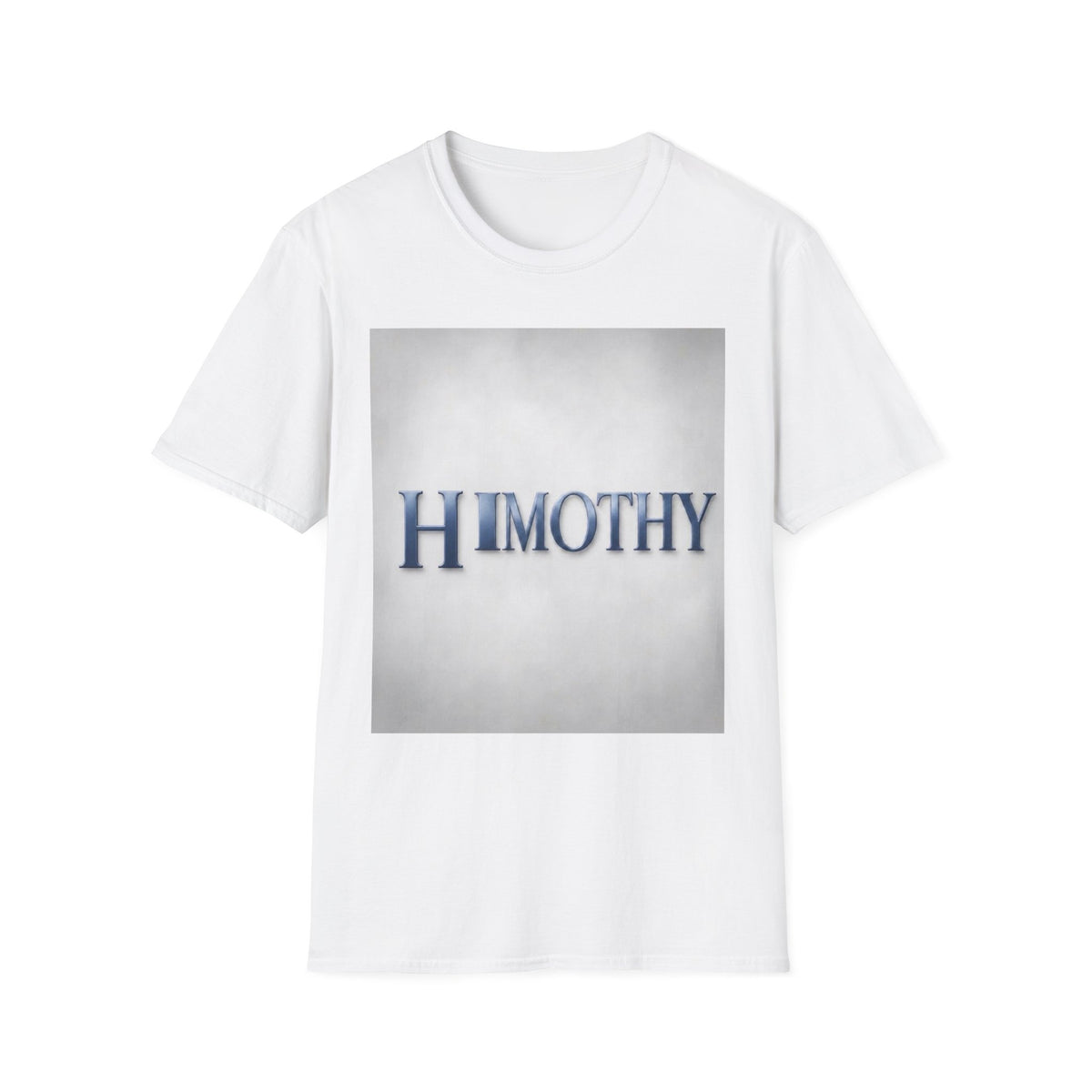 Timothy Name Graphic T-Shirt — 'HIMOTHY' Vintage Lettering Tee