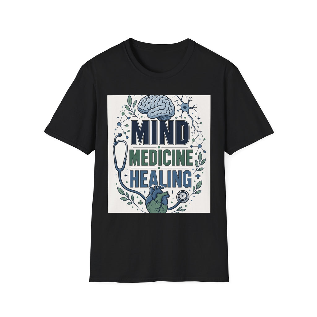 Illustration Of Stacked Words Mind Medicine Healing With Medical Icons