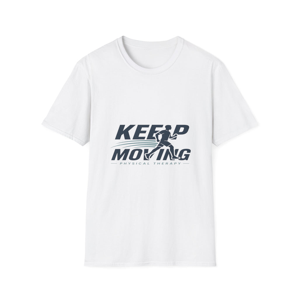 Minimalist T-Shirt Design Featuring _Keep Moving_ Statement- Graphic Tees