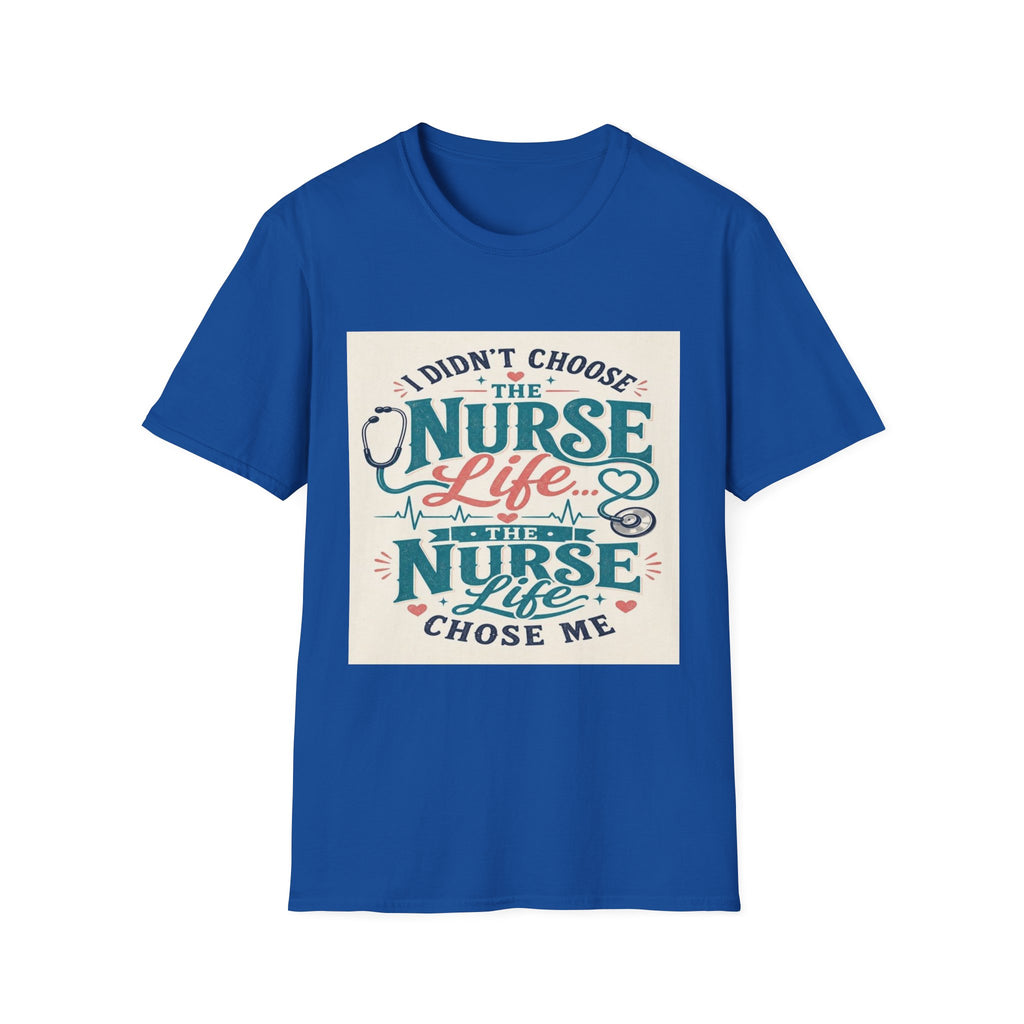 Trendy T-shirt Design Showcasing Playful Nurse Life Typography (1)- Graphic Tees