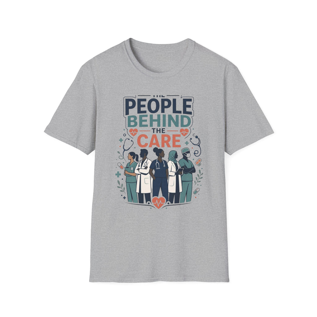 Modern T Shirt Design Celebrating Healthcare Professionals' Dedication