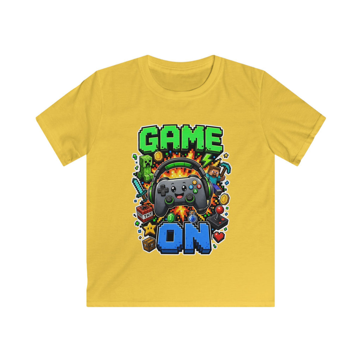 Kids Tee - "Game On" Retro Gamer Controller Design