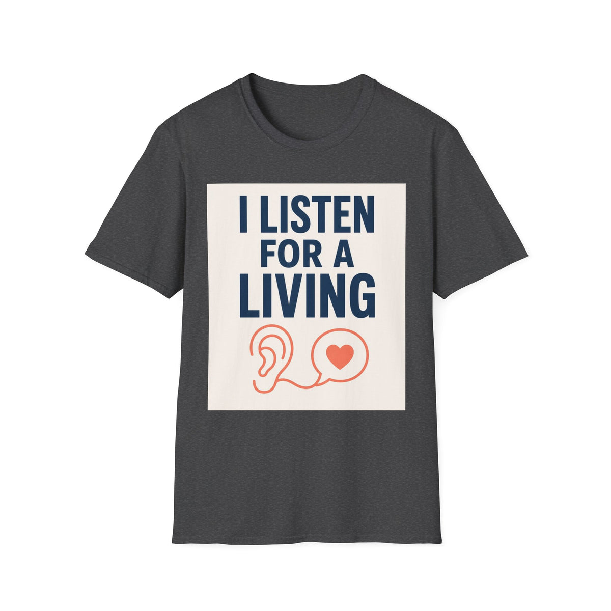 Bold Text And Minimalist Ear Illustration In Modern Design