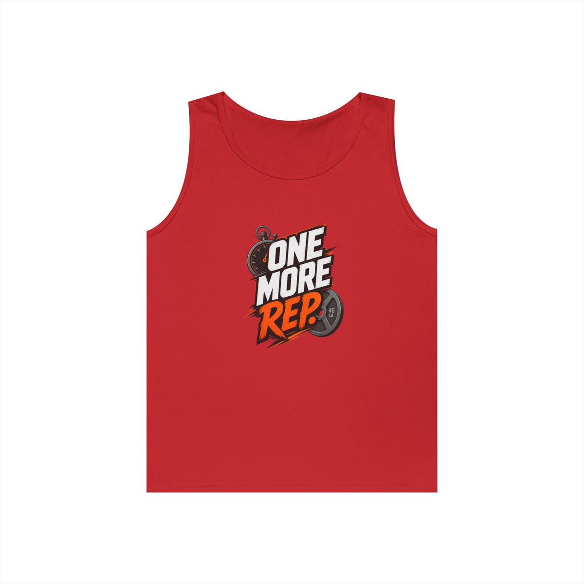 One More Rep Tank Top — Motivational Gym Workout Tank