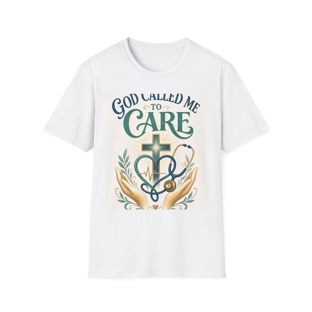 T Shirt Design Featuring Faith Inspired Care Elements