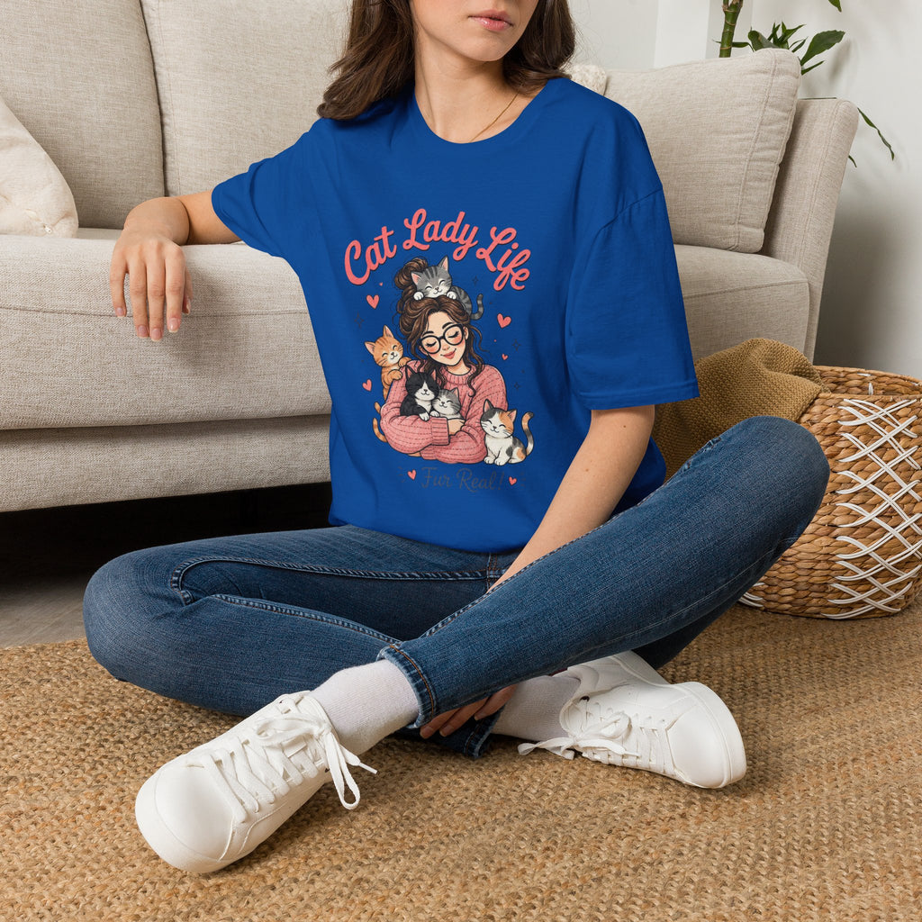 Cat Lady Life T-Shirt — Cute Cat Mom Graphic Tee