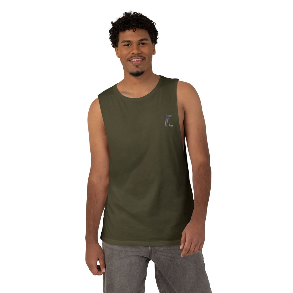 Barnard Embroidered Tank Top — Minimal College-Inspired Athletic Tank