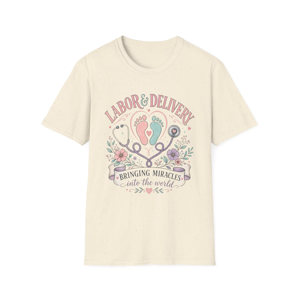 Labor And Delivery T Shirt Design Celebrating New Life