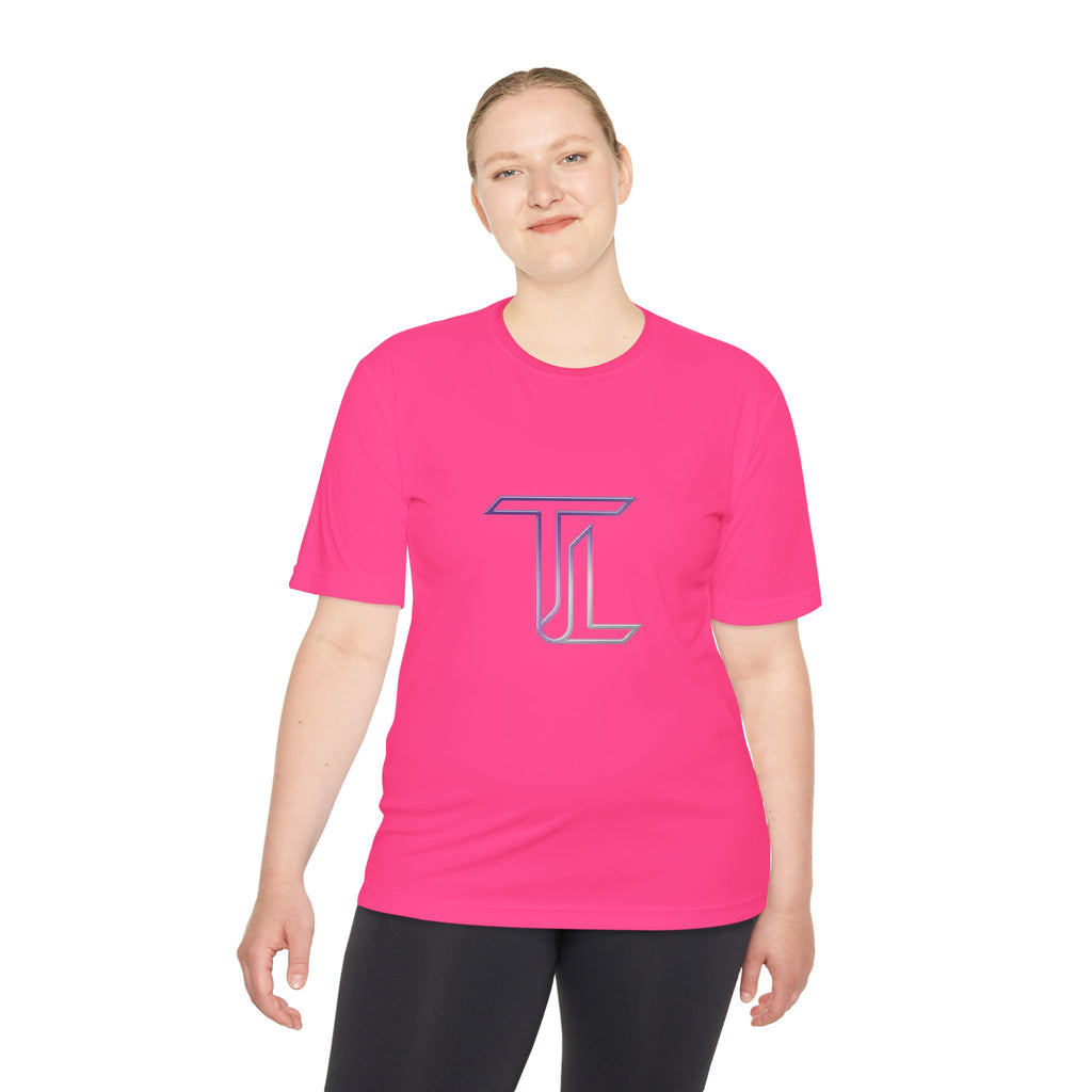 Monogram TL Performance Tee — Moisture-Wicking Athletic Shirt