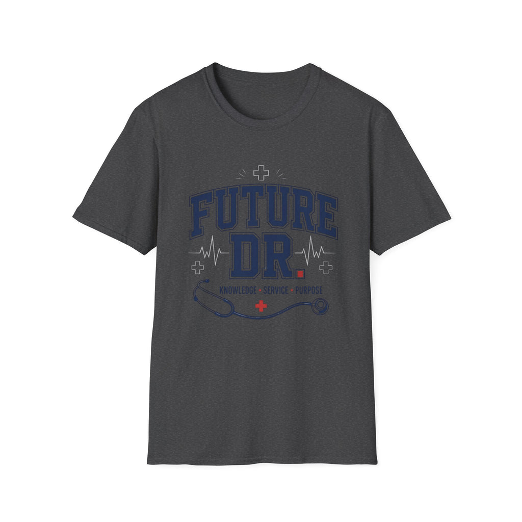 Collegiate T Shirt Design With Future Dr Text And Medical Accents