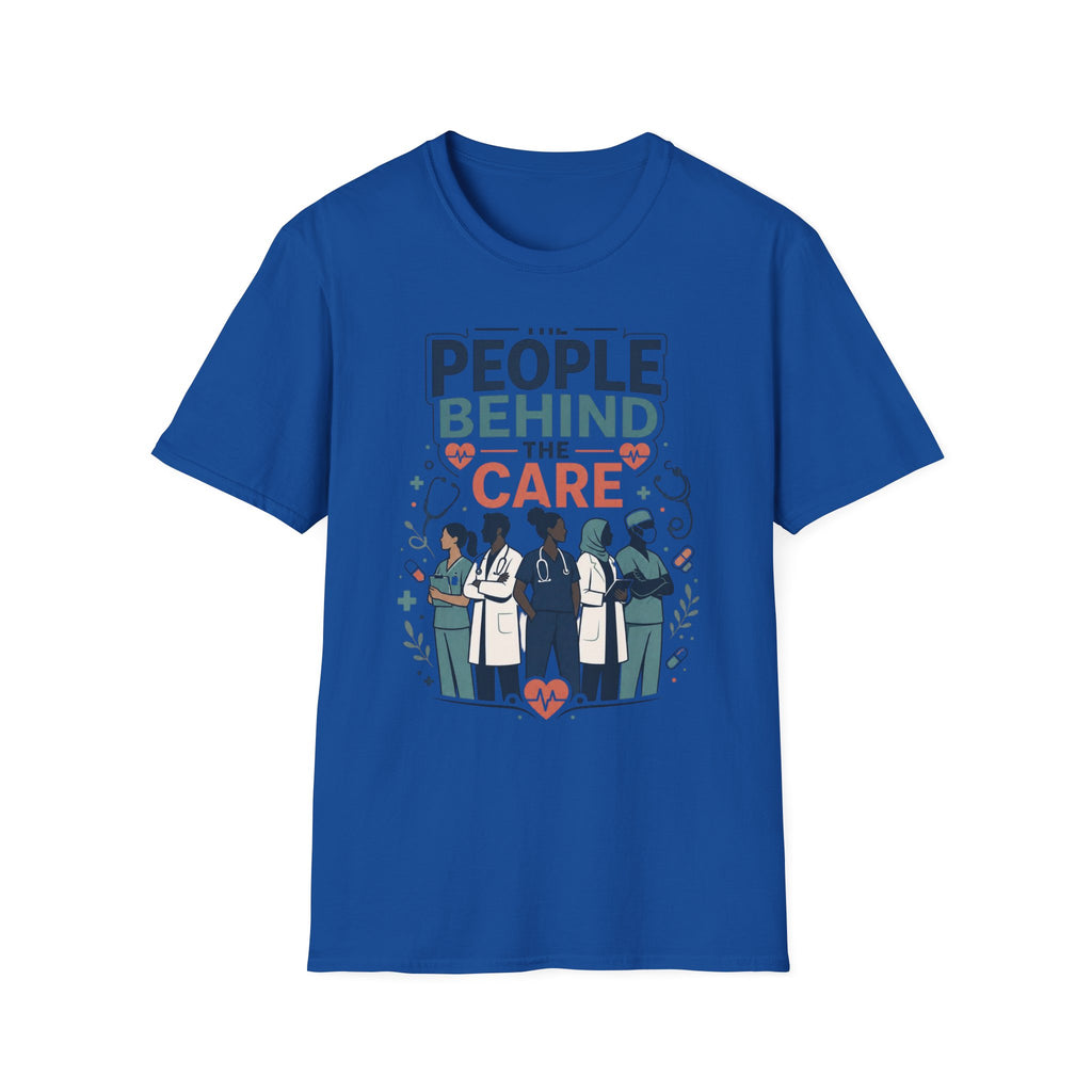 Modern T Shirt Design Celebrating Healthcare Professionals' Dedication