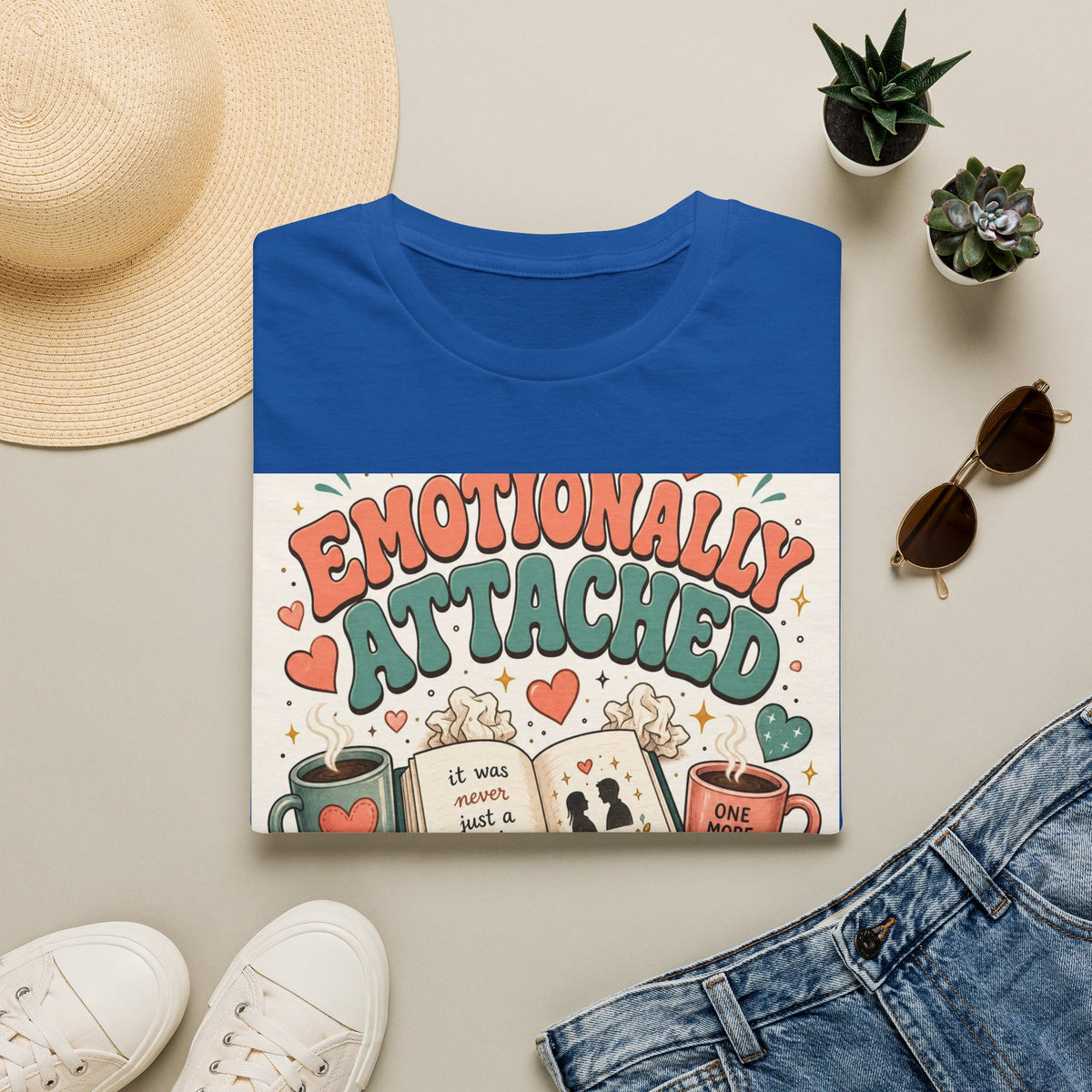 Whimsical T Shirt Design Celebrating Emotional Attachment To Fictional Characters